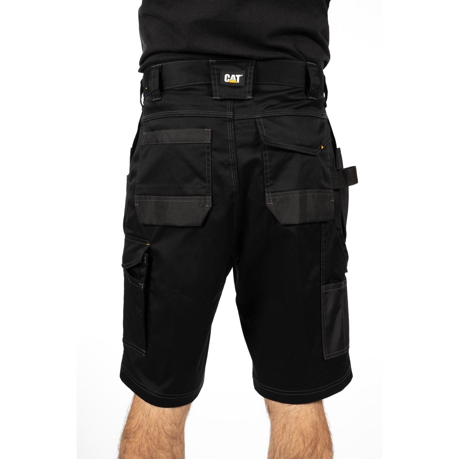Caterpillar Essential Stretch Holster Synthetic Men's Black Work Shorts