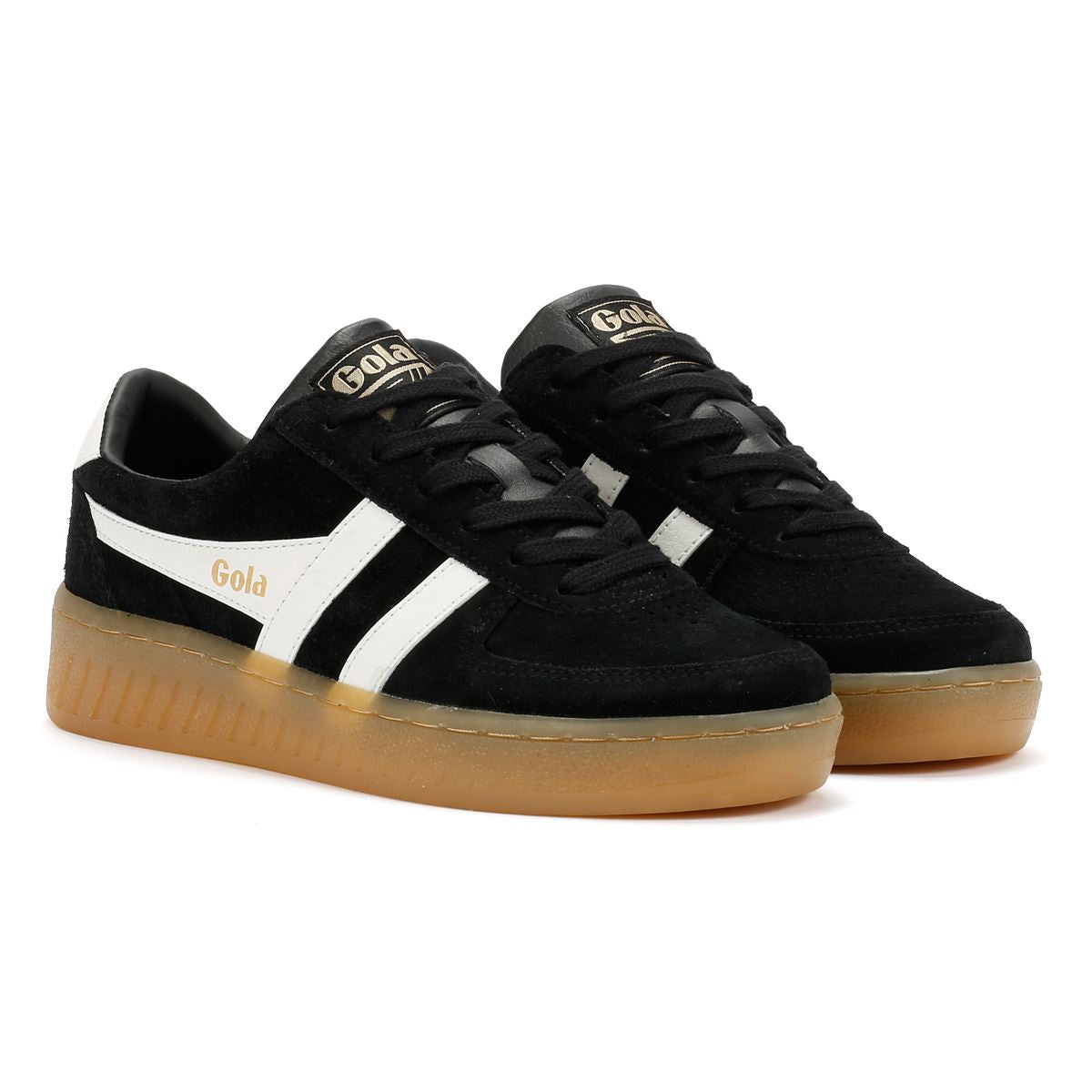 Gola Grandslam Suede Women's Black/Off White Trainers