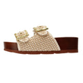 Desert Fleur Super Crochet Women's Natural Sandals