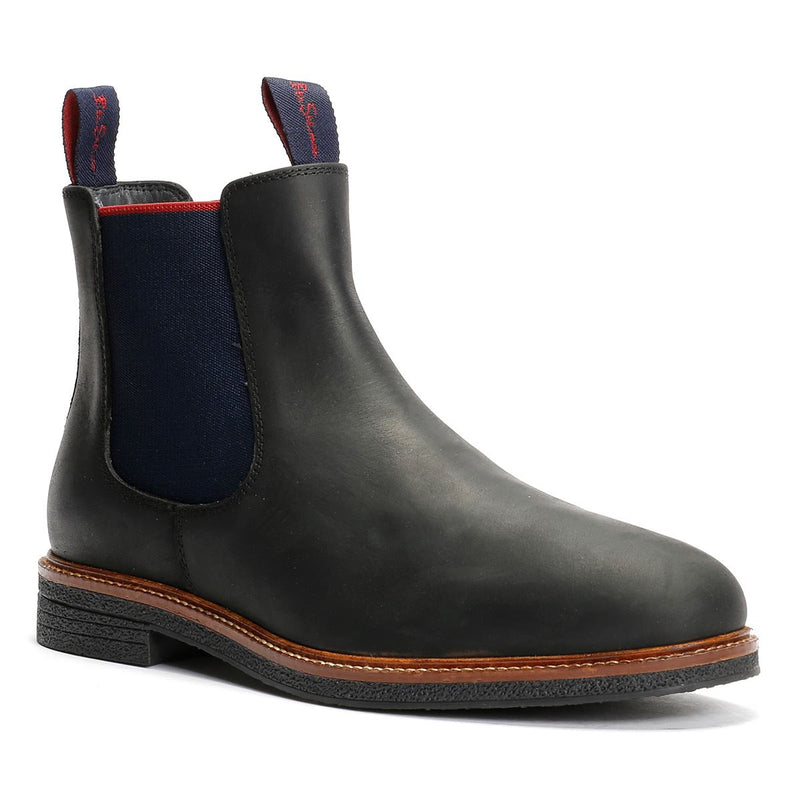 Ben Sherman Walker Chelsea Leather Men's Black Boots