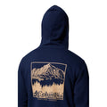 Columbia Columbia Trek Graphic Hoodie Cotton Men's Blue Hooded Sweatshirt