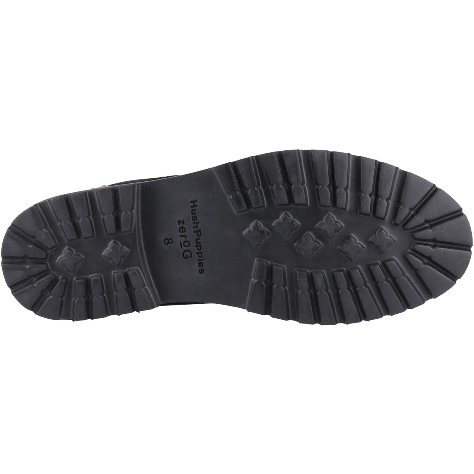 Hush Puppies Moore Nubuck Men's Black Ankle Boots