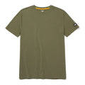 Caterpillar Essentials Short-sleeve Cotton Men's Green T-Shirt