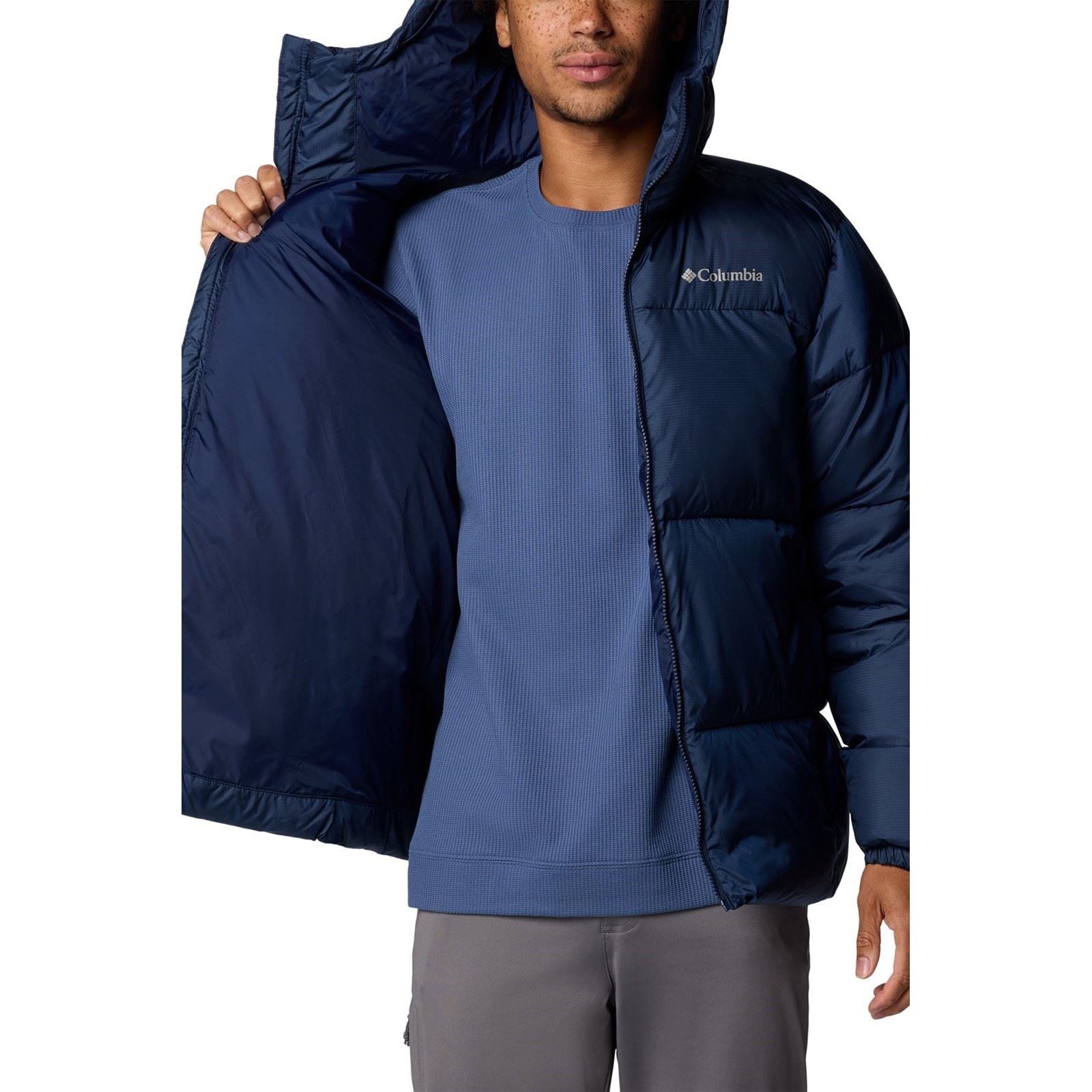 Columbia Puffect II Men's Blue Puffer Jacket