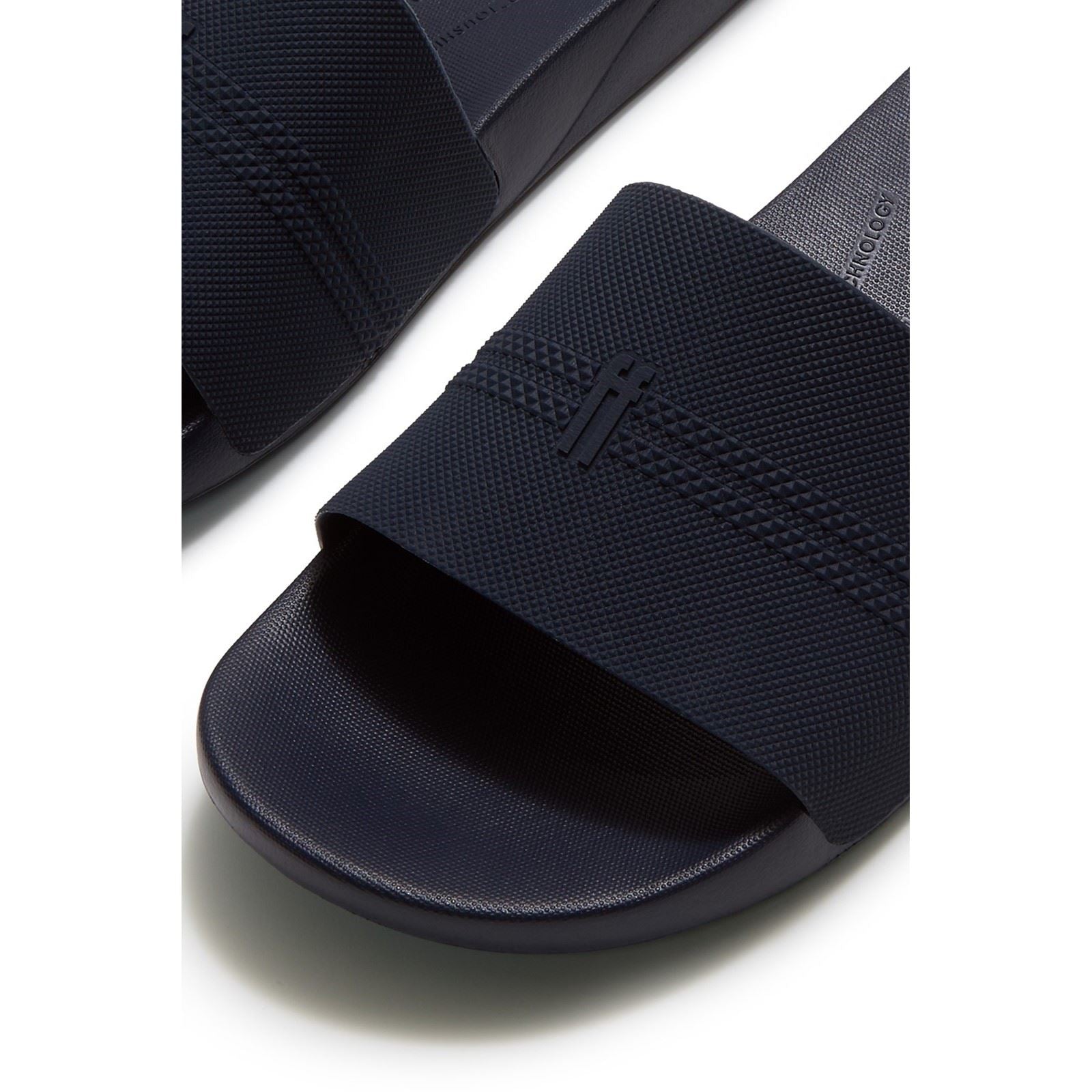 Fitflop iQushion Pool Polyurethane Men's Midnight Navy Slides