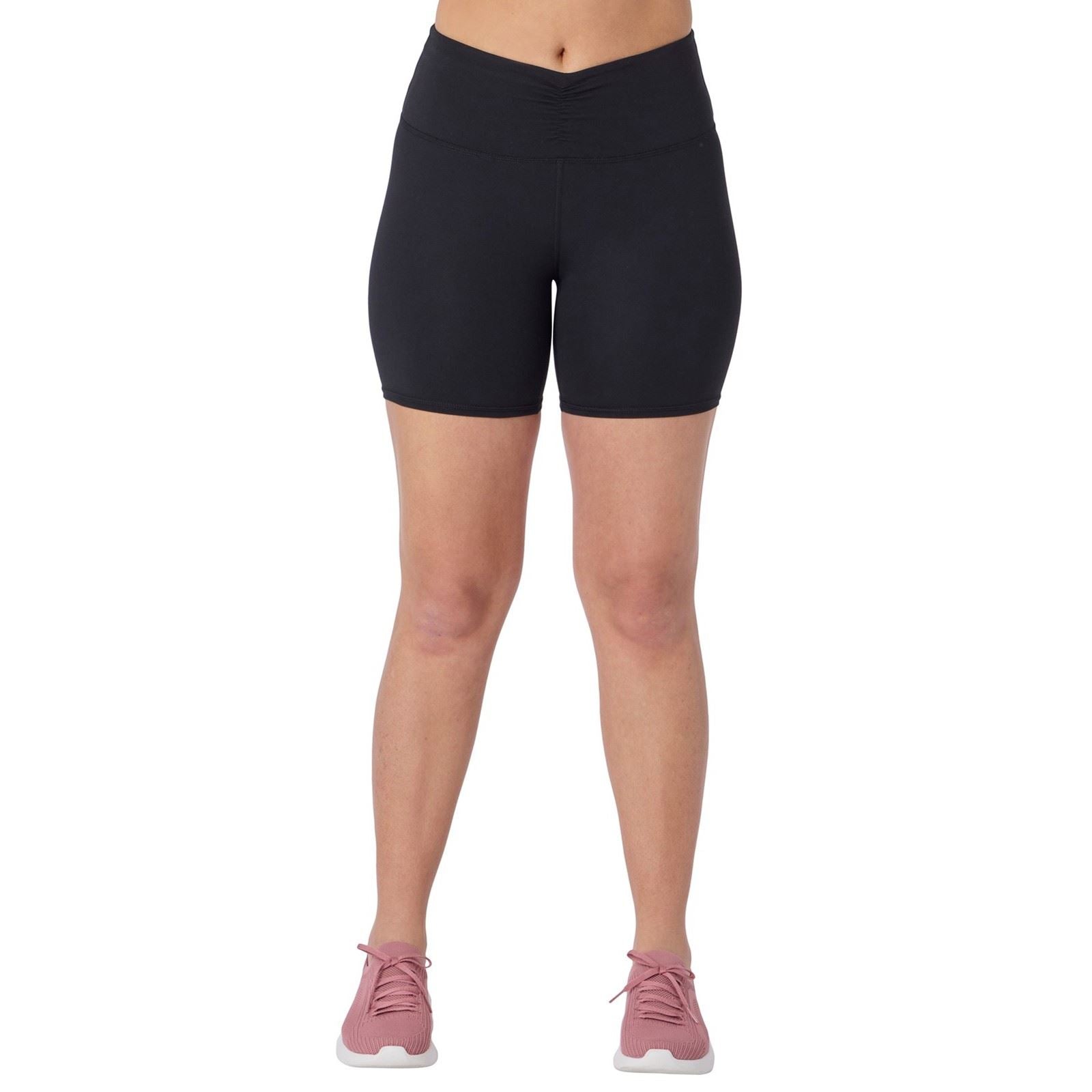 Skechers Goflex Slim 6" Bike Short Polyester Women's Black Activewear Shorts