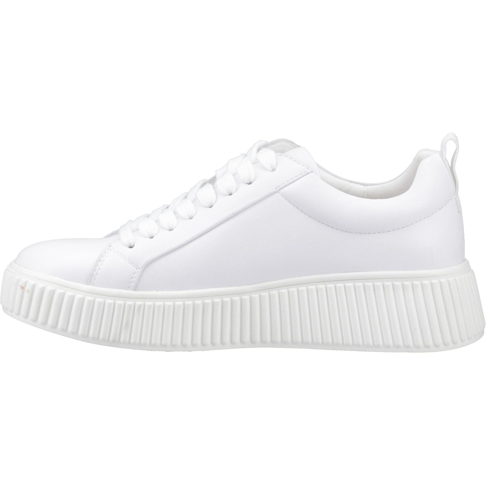 Hush Puppies Harlow Leather Women's White Trainers