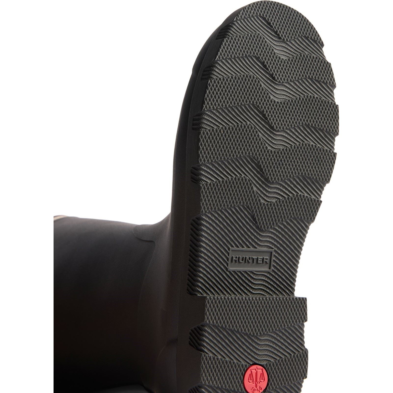 Hunter Field Downpour Boot Rubber Women's Black Wellington Boots