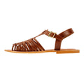 Tower London Hurache Leather Women's Tan Sandals