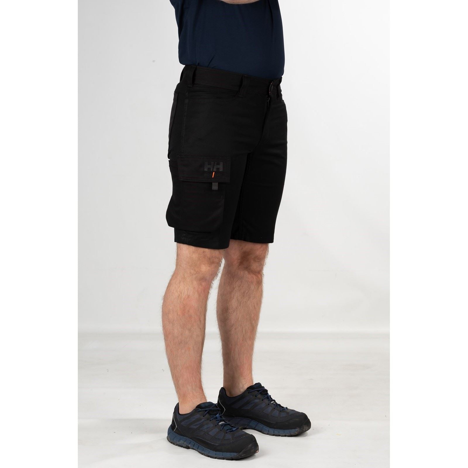 Helly Hansen Workwear Oxford Service Cotton Men's Black Knee-Length Shorts