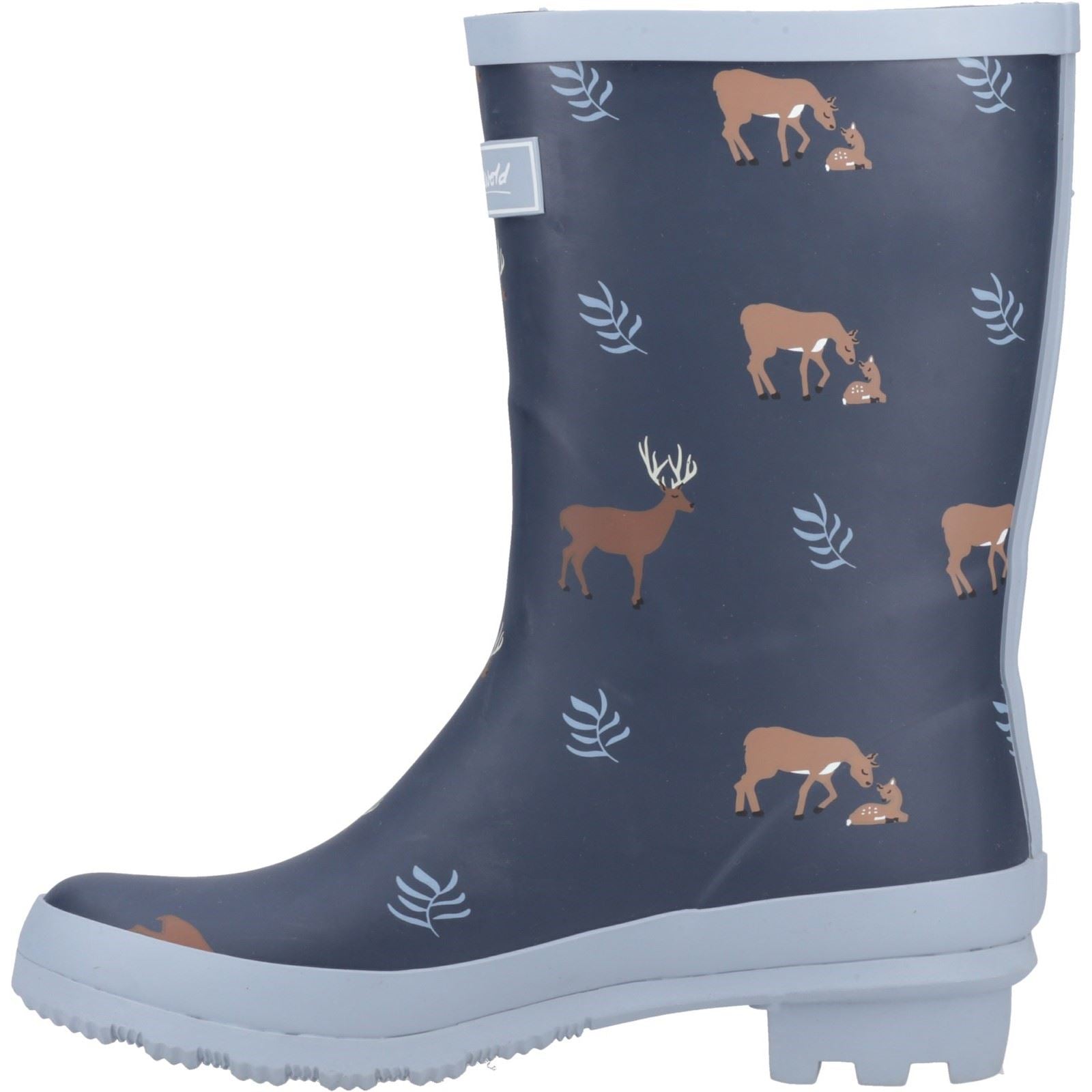 Cotswold Woodland JNR Rubber Girls's Deers Wellington Boots