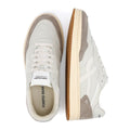 Pompeii Elan Leather Men's Ecru/Taupe Trainers