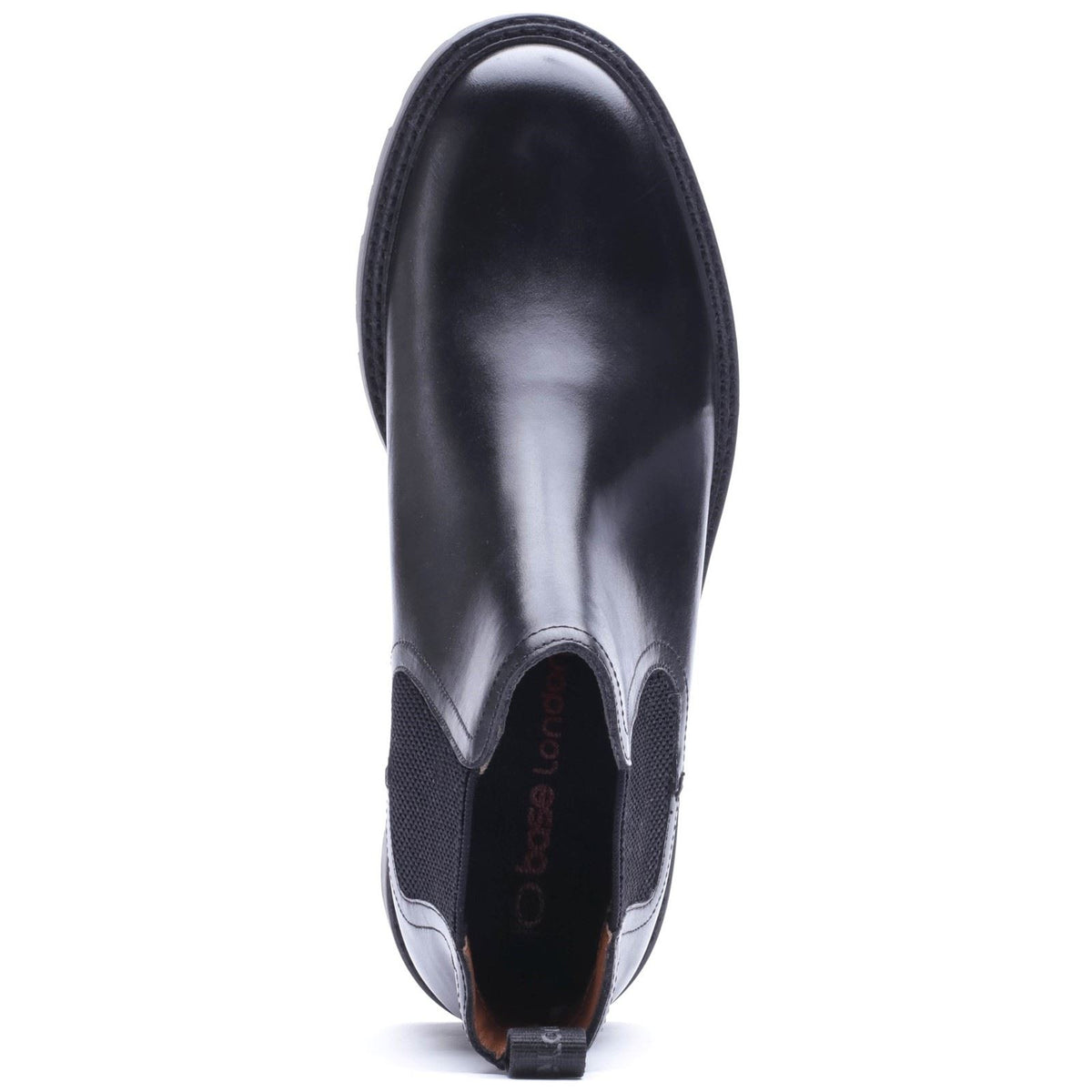 Base London Echo Leather Men's WAXY Black Boots