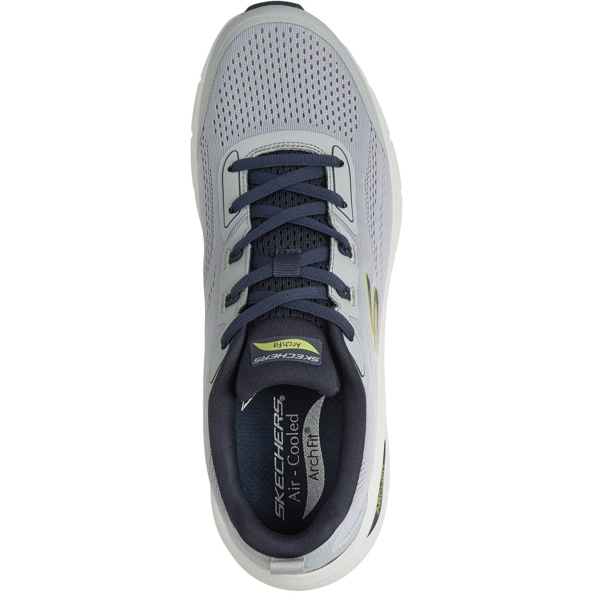 Skechers Arch Fit 3.0 Prawsper Textile Men's Grey/Navy Trainers