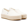 TOMS Valencia Canvas Women's White Espadrilles