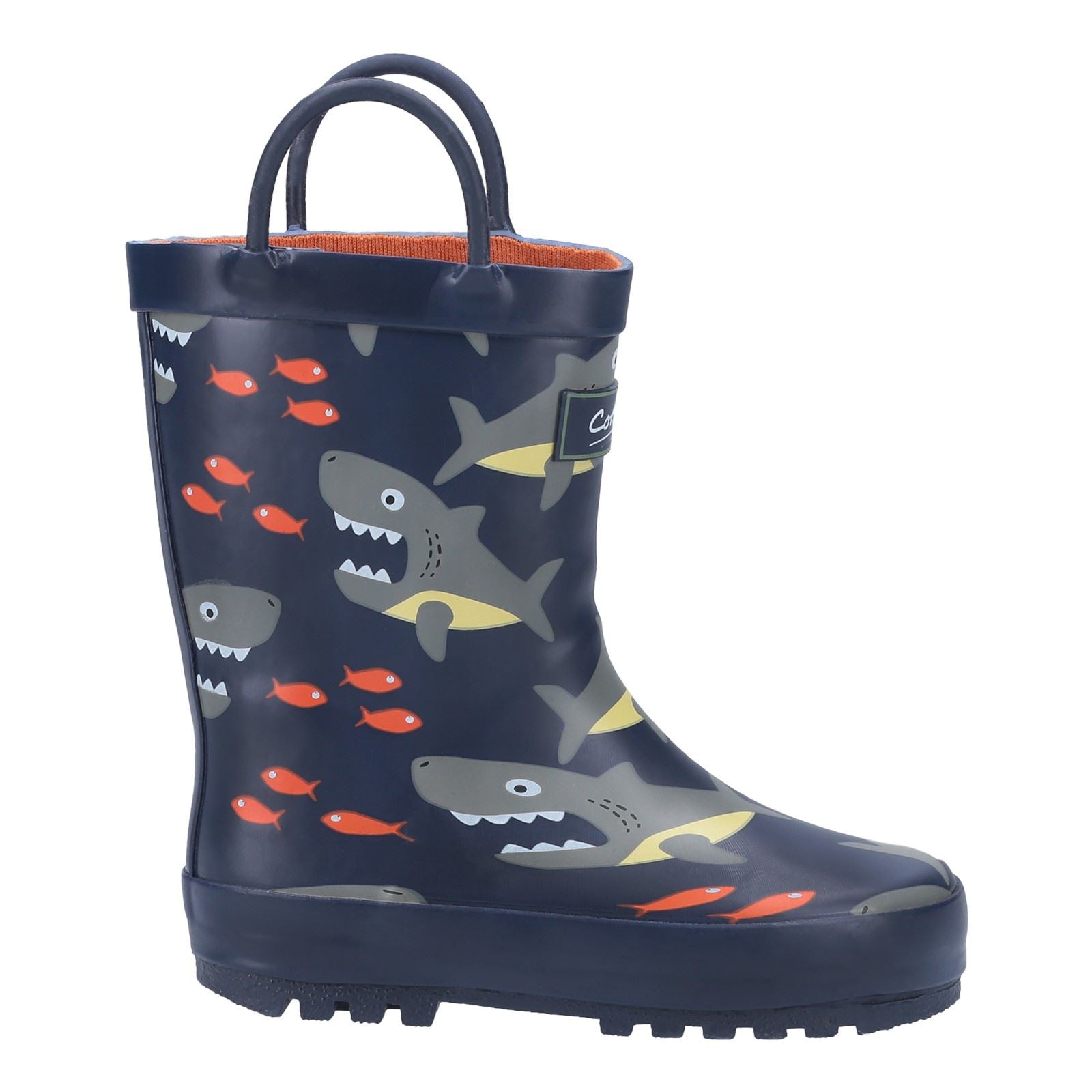 Cotswold Puddle Rubber Shark Wellington Boots