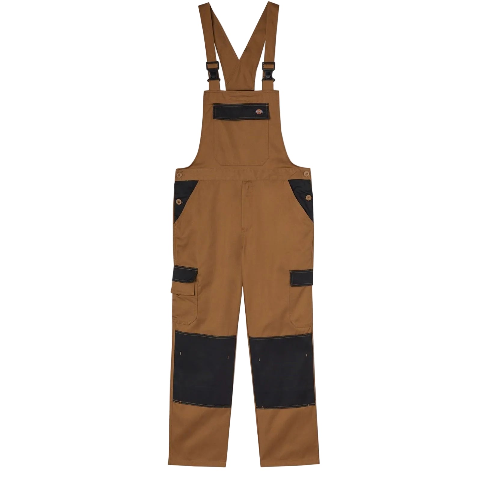 Dickies Everyday Bib and Brace Polyester Men's Brown Work Overall