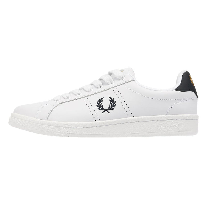 Fred Perry B721 Leather Men's White/Navy Trainers