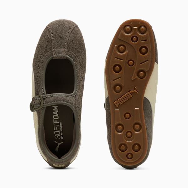 Puma Tacklette Suede Women's Matte Bronze/Alpine Snow Trainers