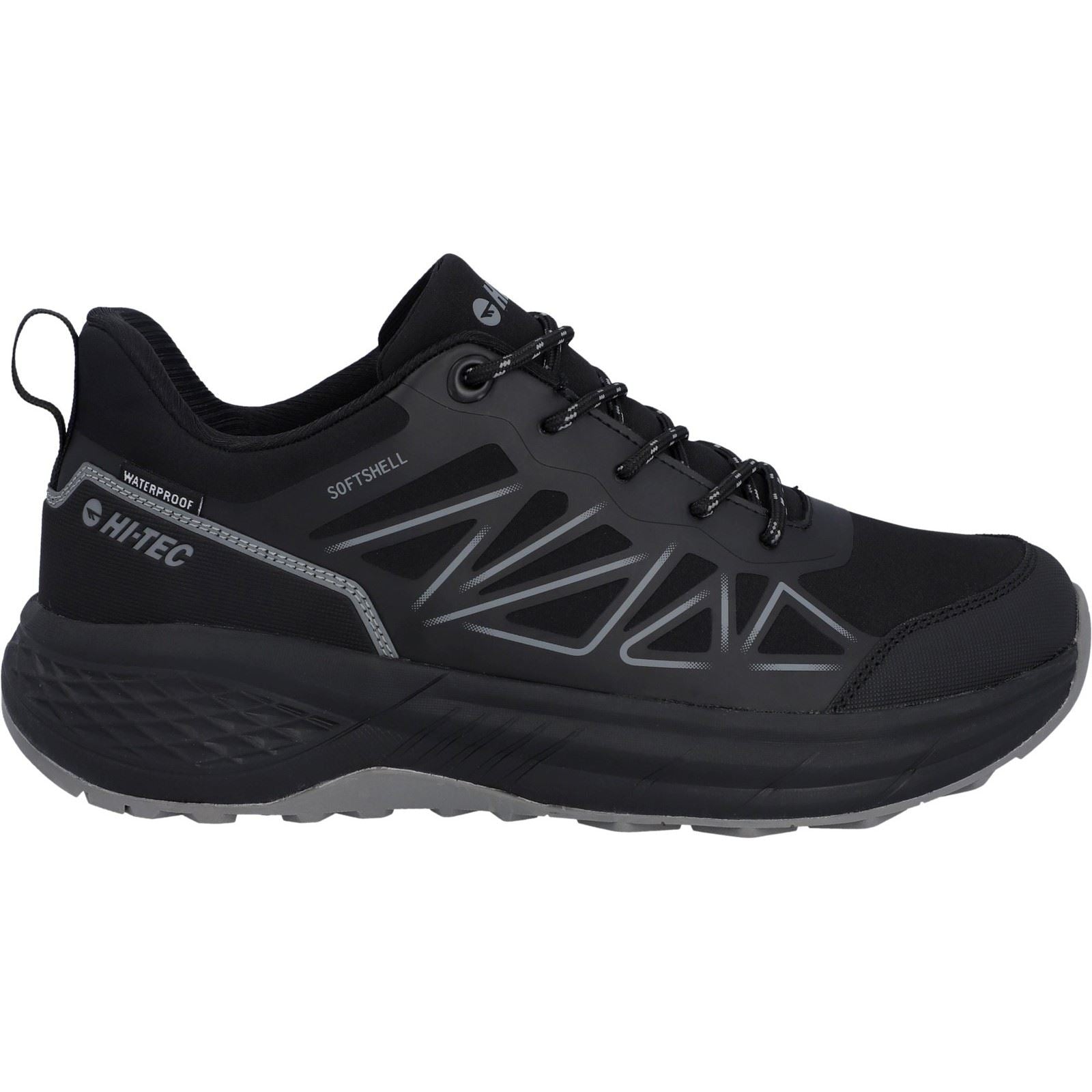 Hi-Tec Litespeed Low Polyester Men's Black/Carbon Grey Hiking Shoes