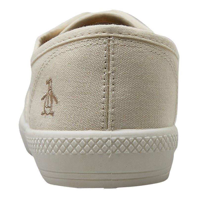 Penguin Anita Canvas Women's Off White Pumps
