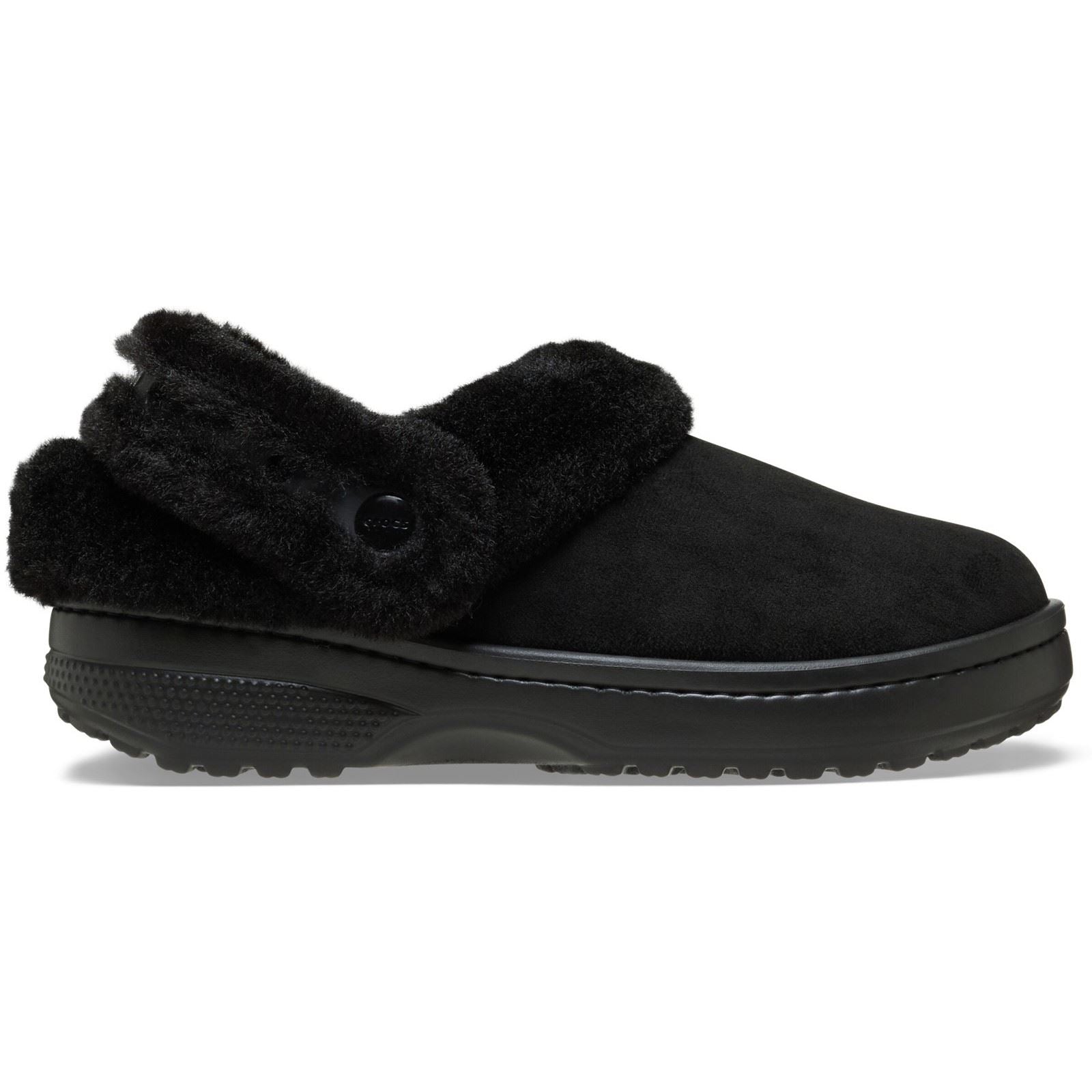 Crocs Unfurgettable Vegan Suede Polyester Women's Black Clogs