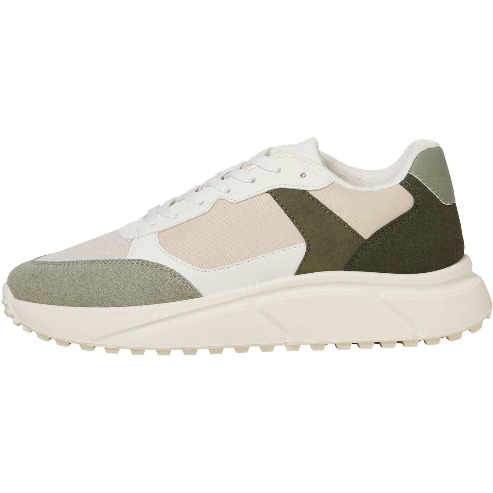 Jack & Jones Aspire Runner Men's White Seagrass / Bronze Green Trainers