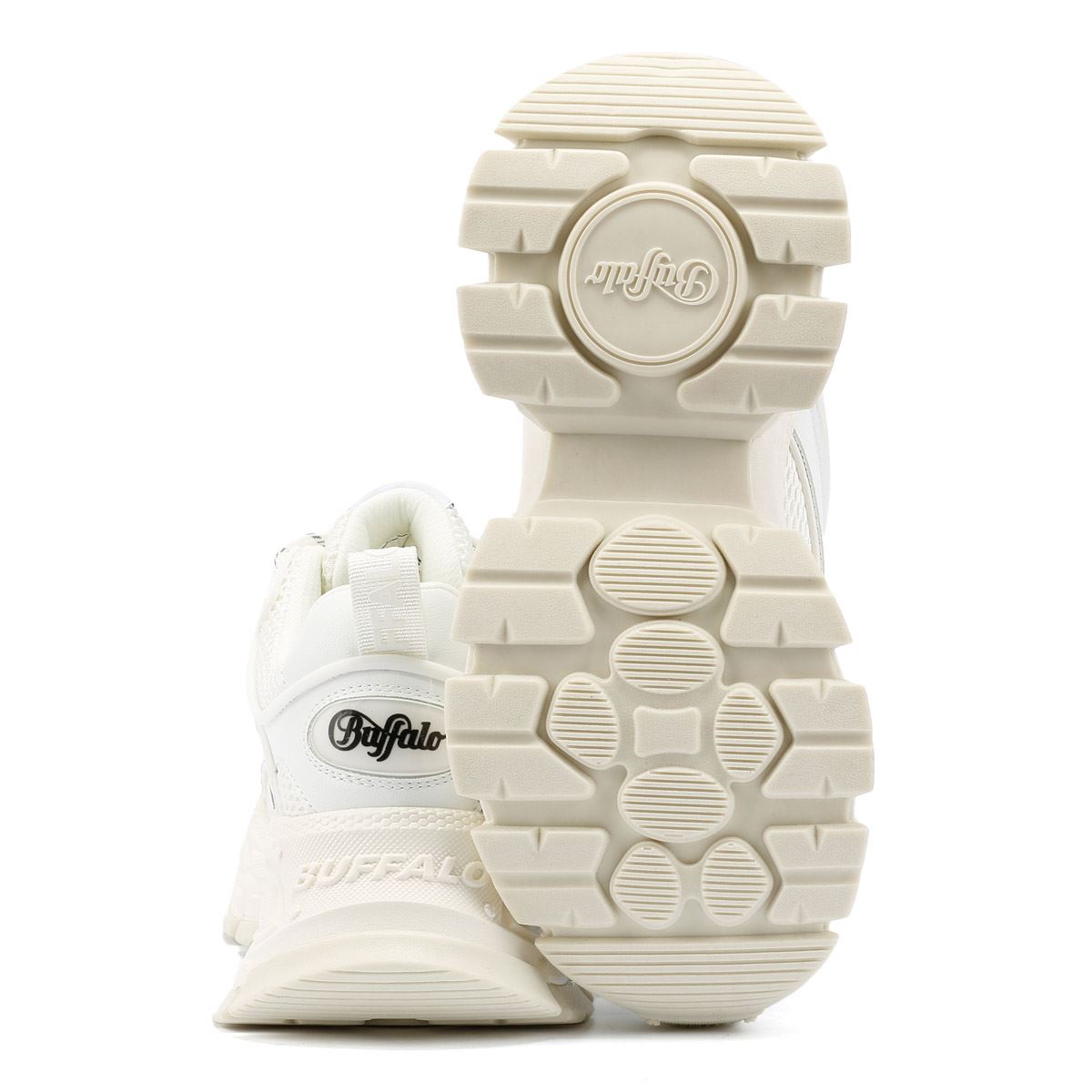 Buffalo Saturn Lace Women's White Trainers