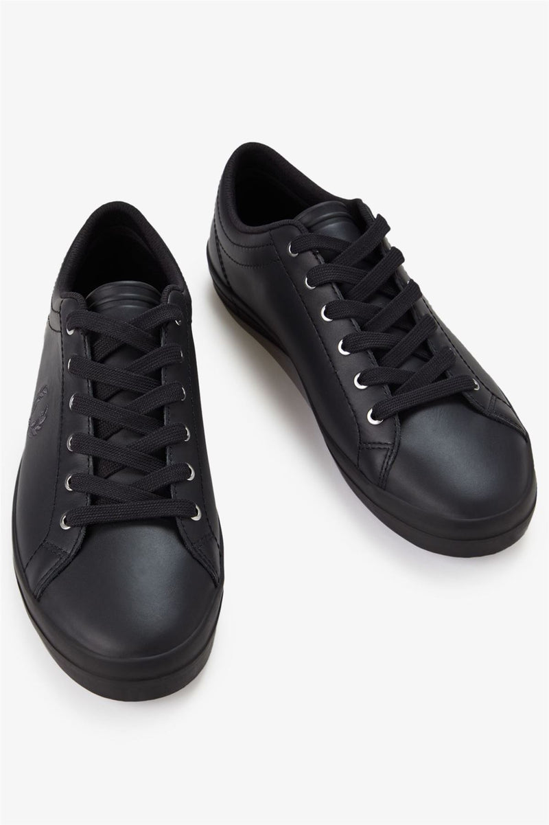 Fred Perry Baseline Leather Men's Black Trainers