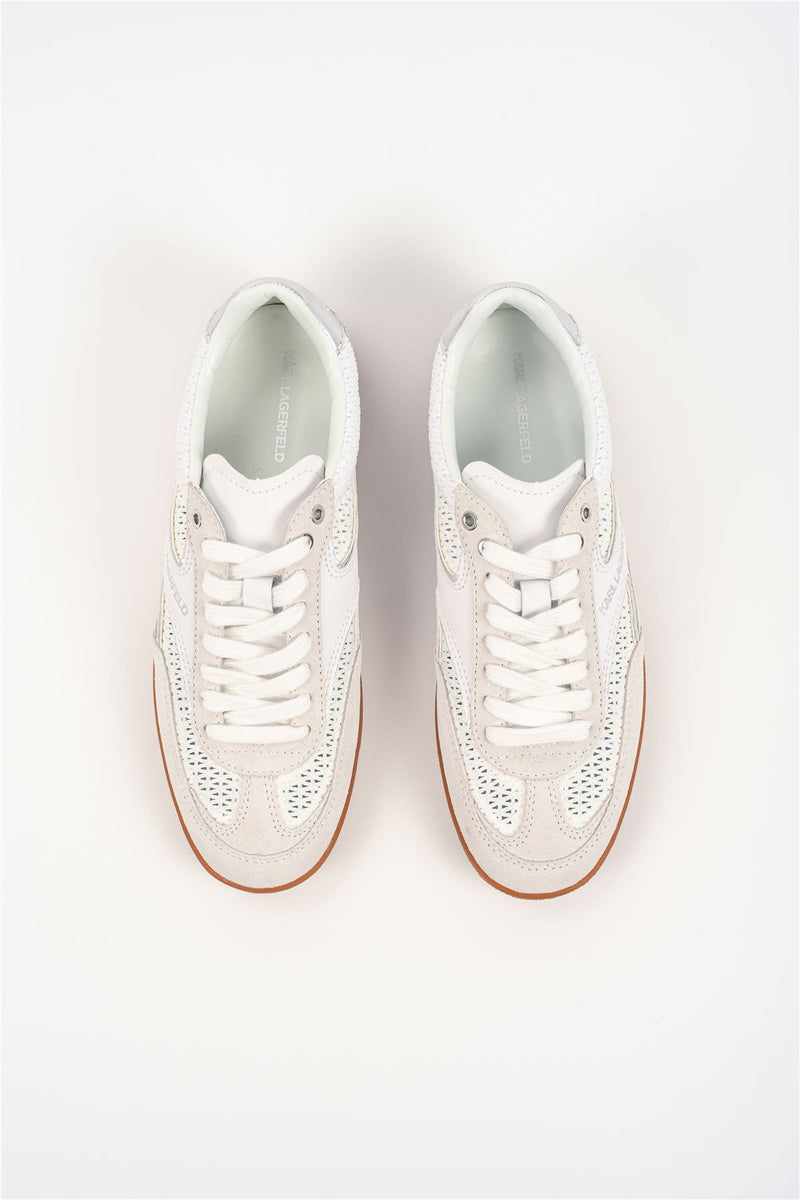 Karl Lagerfeld Kandidate Mesh Mix Women's White Trainers