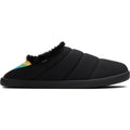 TOMS Ezra Nylon Women's Black Matte woven/Rainbow Slippers