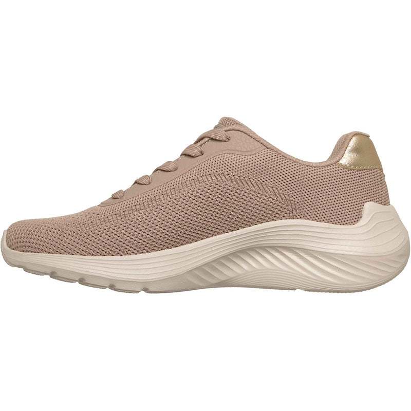 Skechers Bobs Squad Waves Current Look Textile Women's Taupe Trainers