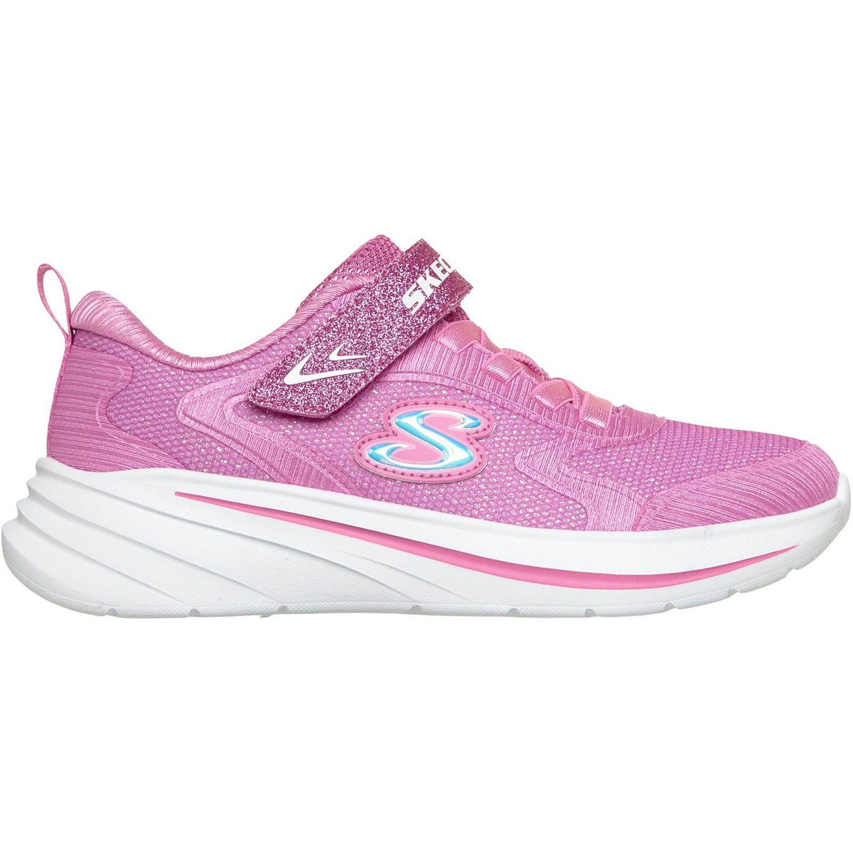 Skechers Wave 92 Polyester Girl's Pink Trainers