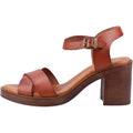 Hush Puppies Georgia Leather Women's Tan Sandals