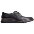Base London Wing Leather Men's Black Oxford Shoes