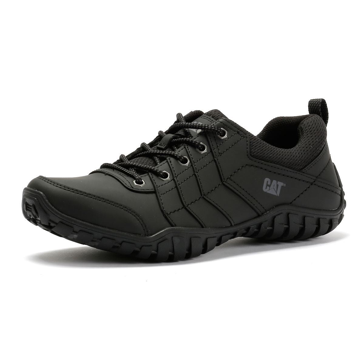 Caterpillar Instruct Suede Men's Black Lace-Up Shoes