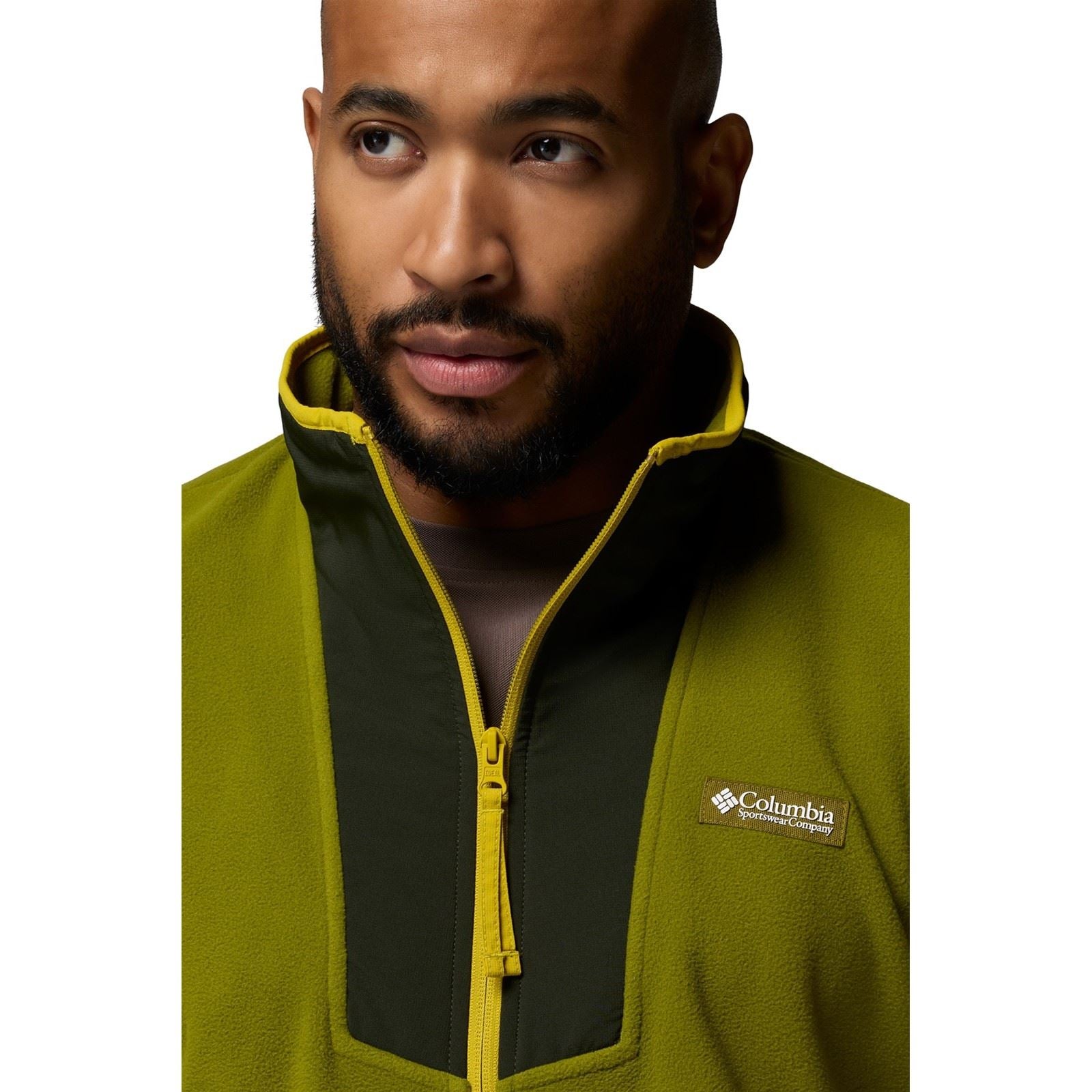 Columbia Sequoia Grove Half Zip Men's Green Fleece Jacket