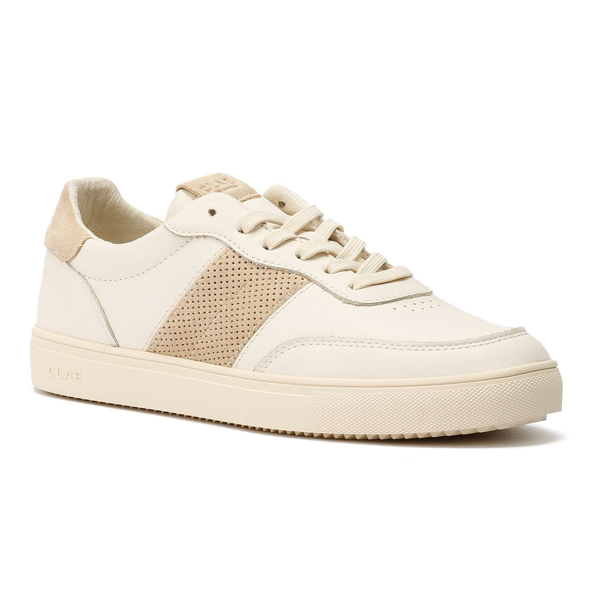 Clae Davis Men's Off White/Safari Trainers
