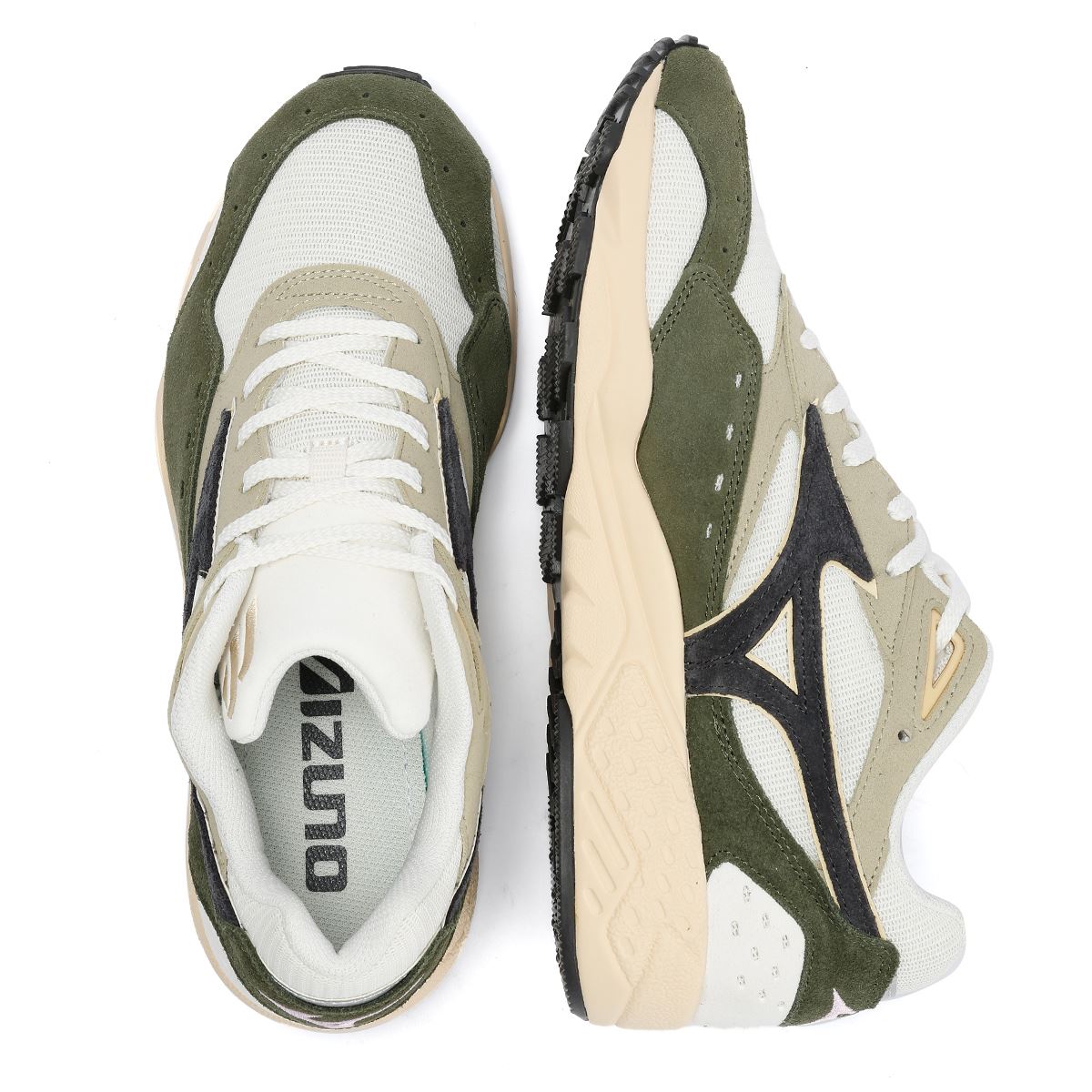 Mizuno Contender S Pristine/Sand/Clover Trainers