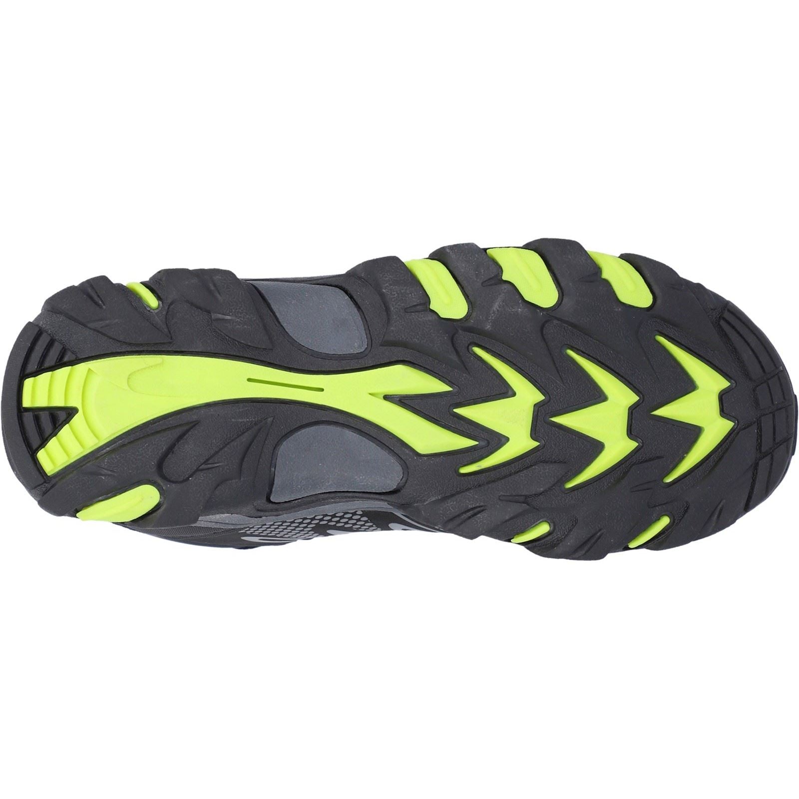 Hi-Tec Blackout Mid Polyester Boy's Black/Lime Hiking Boots