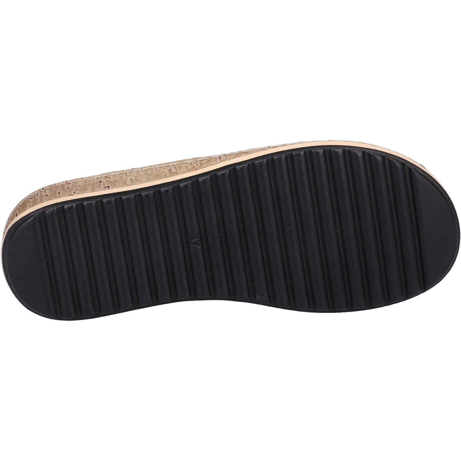Hush Puppies Elissa Toepost Suede Women's Navy Sandals