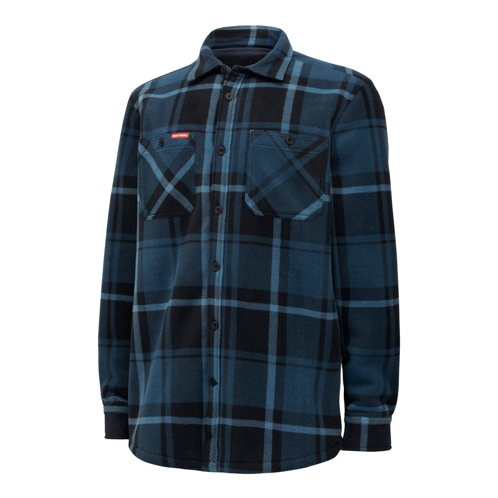 Hard Yakka Sherpa Men's Black Fleece Jacket