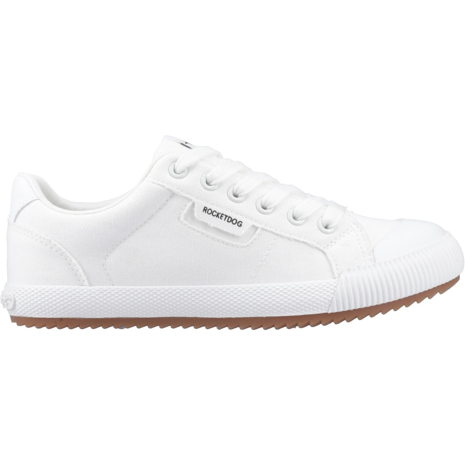Rocket Dog Cheery Low Cotton Women's White Trainers