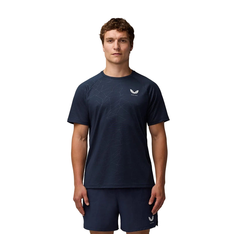 Castore Adapt Training T-Shirt Polyester Men's Blue Activewear T-Shirts