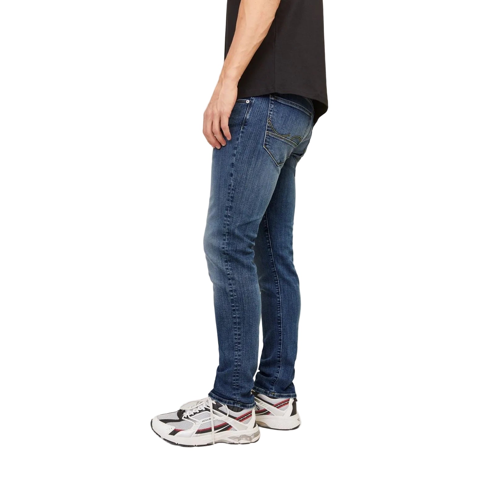Jack & Jones Glenn Fox Cotton Men's Blue Slim Jeans