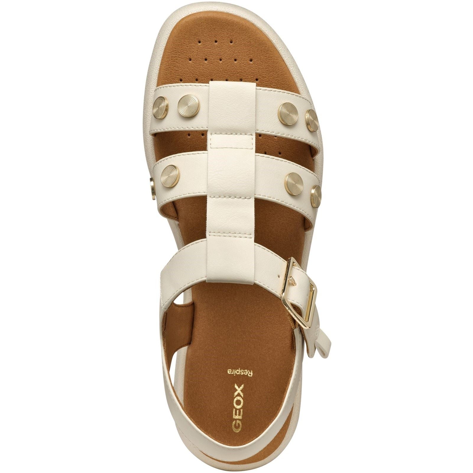 Geox D CAMALEI Synthetic Synthetic Women's Papyrus Sandals