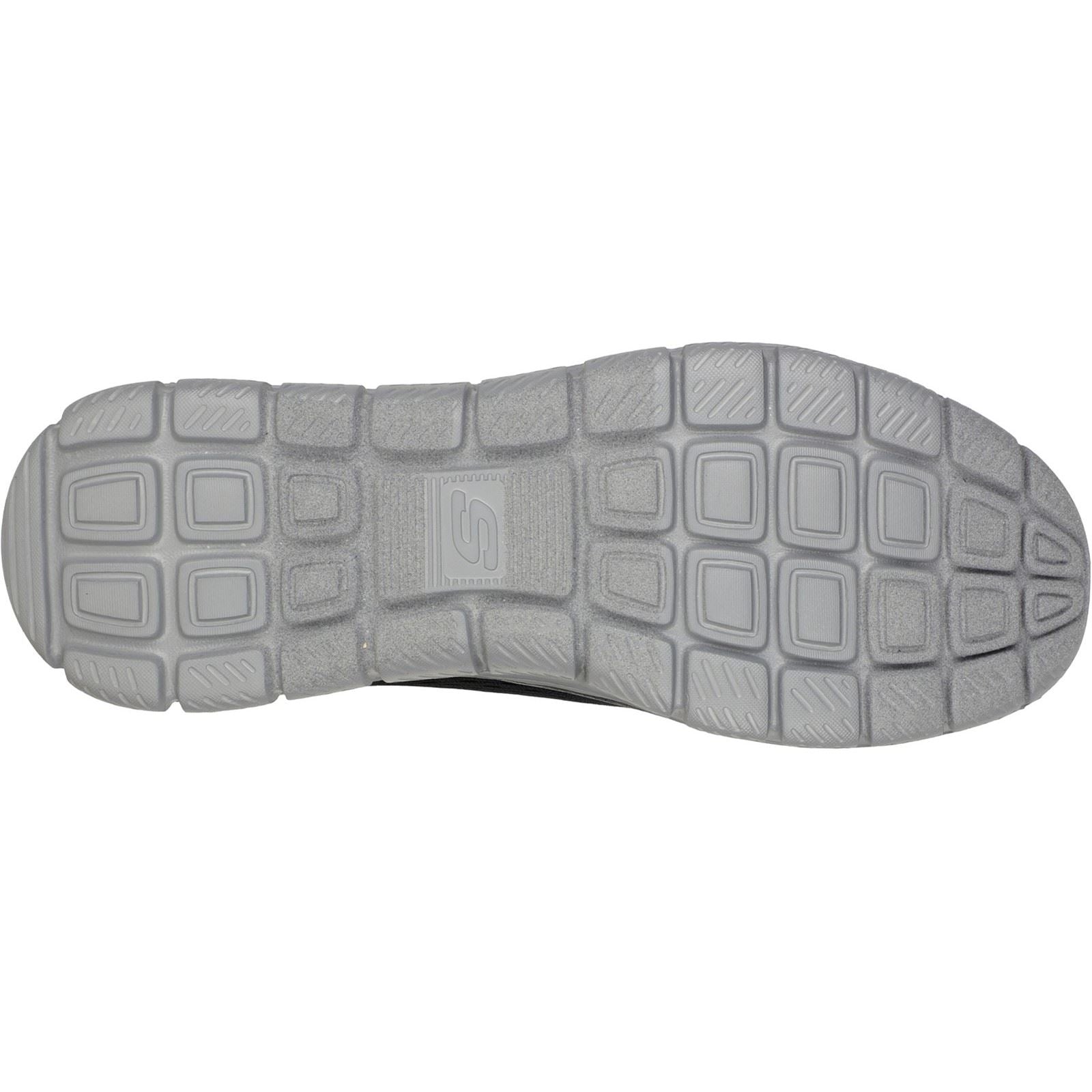 Skechers Track - Ripkent Textile Men's Black/Charcoal Trainers