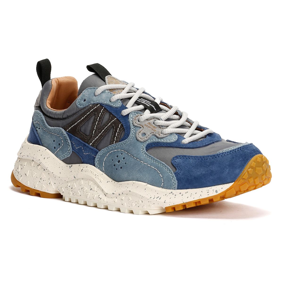 Flower Mountain Solin Men's Suede/Nylon Blue/Dark Blue Trainers