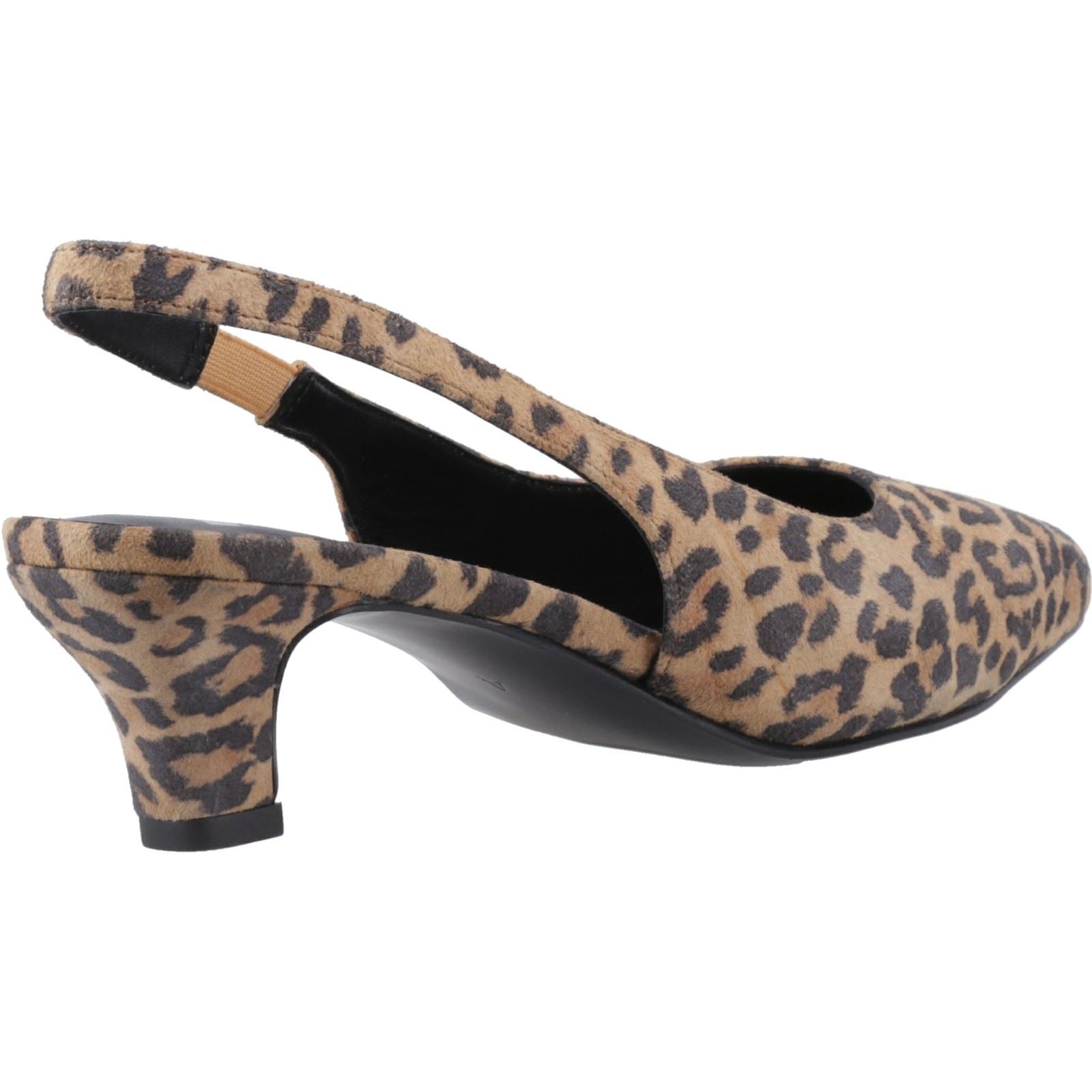 Hush Puppies Nahla Leather Women's Leopard Pointy Slingback Shoes
