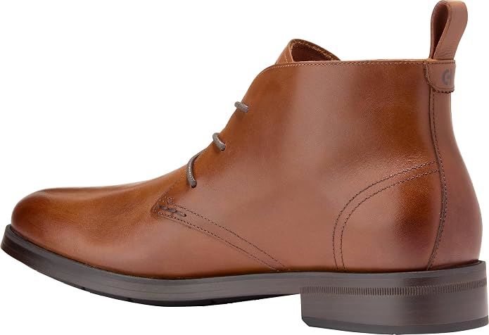 Cole Haan Newmark Grand Flexcraft Leather Men's Tan Chukka Boots